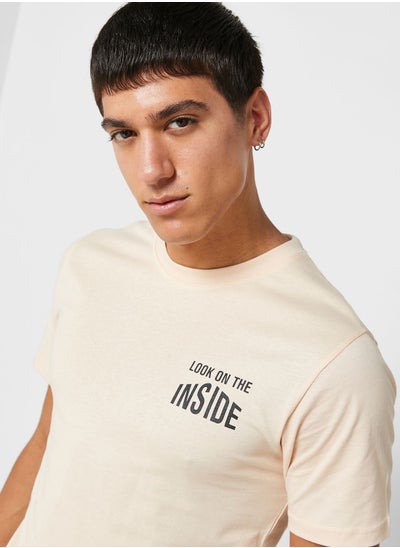 Buy Look On The Inside T-Shirt in UAE