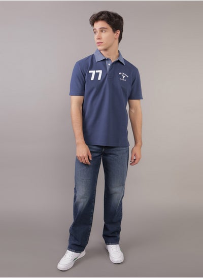 Buy AE Flex Pique Rugby Polo Shirt in UAE