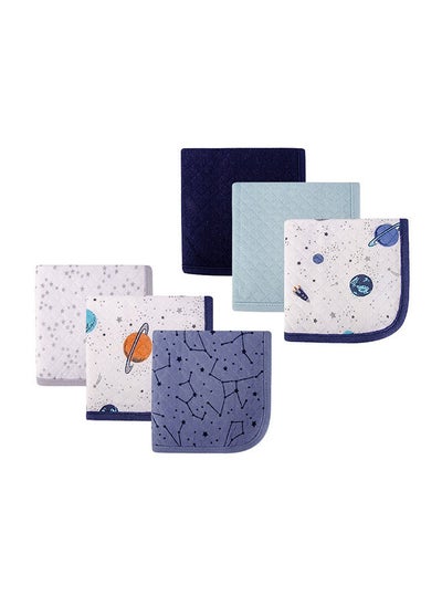 Buy 6 Piece Quilted Washcloths Space in UAE