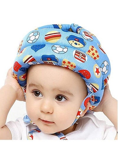 Buy Baby Infant Toddler Helmet No Bump Safety Head Cushion Bumper Bonnet Adjustable Protective Multi Printed Cap Child Safety Headguard Hat For Running Walking Crawling Safety Helmet For Kid (Multicolour) in UAE