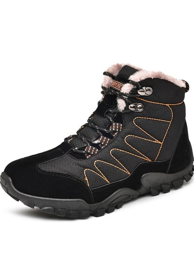 اشتري Winter Men's Outdoor Leisure High Top Snow Boots Adding Cotton في السعودية