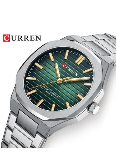 Buy Watches for Men Waterproof Analog Stainless Steel Wristwatch 8456 in Saudi Arabia