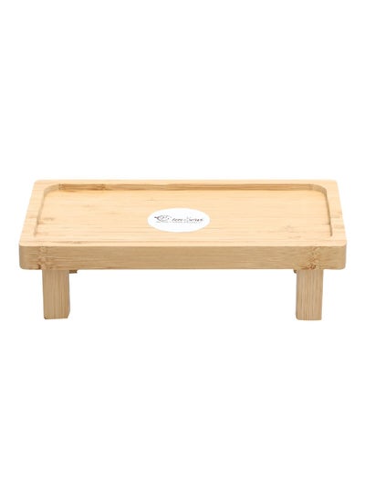 Buy High Quality Rectangular Shaped Bamboo Sushi Tray Brown 7 x 14 x 25 cm G19-X060S in Saudi Arabia