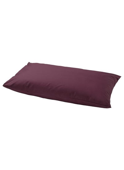 Buy Pillowcase Deep Red 50X80 Cm in Saudi Arabia