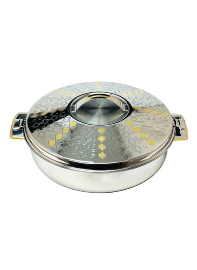 اشتري Stainless Steel Hotpot Casserole, Thermal Serving Bowl, Hot Pot Keeps Food Hot for long time - Zoya في الامارات