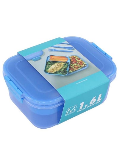 Buy M Design Lunch Box, 1.6 Liter - Blue in Egypt