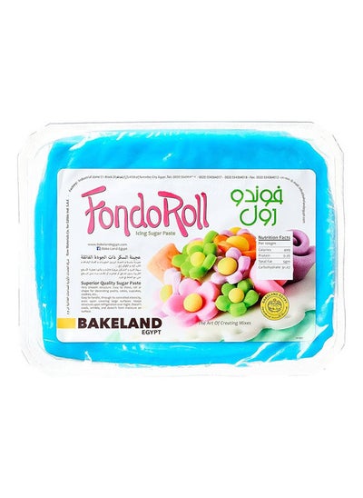 Buy Fondo Roll Sugar Paste Sky Blue 500 grams in Egypt