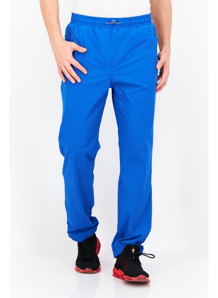 اشتري Men Sportswear Fit Brand Logo Training Track Pant, Blue في الامارات