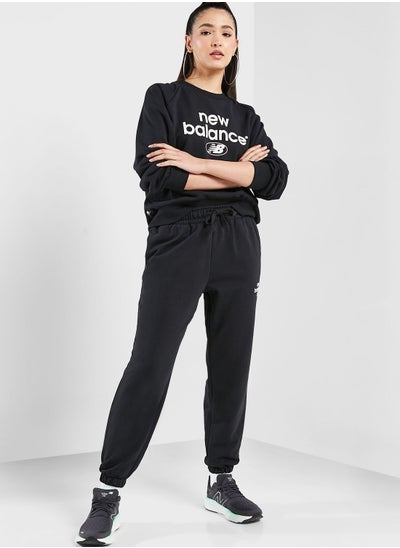 Buy Essential Graphic Fleece Sweatpants in UAE