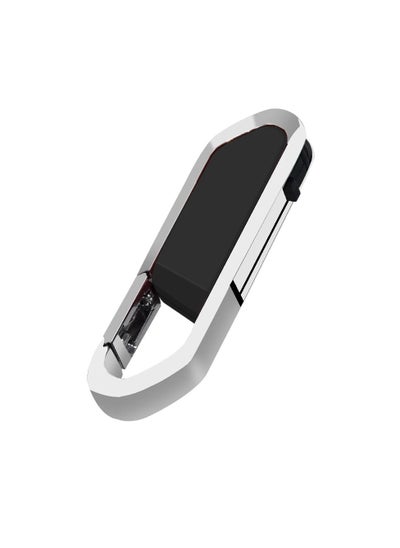 اشتري USB Flash Drive, Portable Metal Thumb Drive with Keychain, USB 2.0 Flash Drive Memory Stick, Convenient and Fast Pen Thumb U Disk for External Data Storage, (1pc 32GB Black) في السعودية