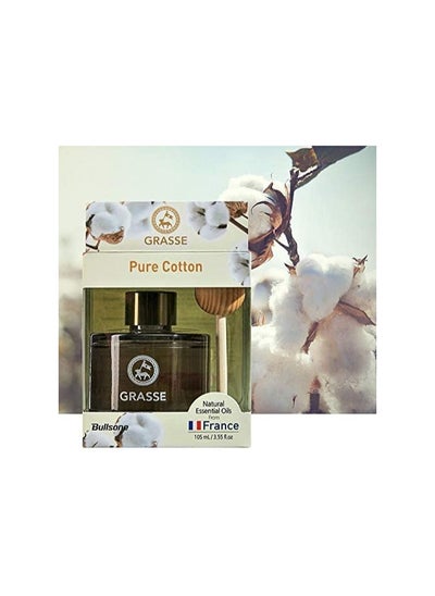 Buy Grasse Diffuser, Natural Car Air Fresheners, Luxury Car Perfume Diffuser Pure Cotton Scent 105ml in UAE