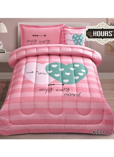 Buy 4-Piece Medium Filling Comforter Set in Saudi Arabia