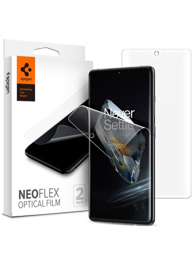 اشتري واقي شاشة مرن Neo Flex Optical لهاتف OnePlus 12 [عبوة من قطعتين] في السعودية