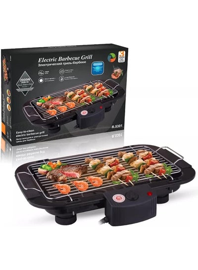 2000W Electric BBQ Grill Powerful Tabletop Barbecue with Temperature ...