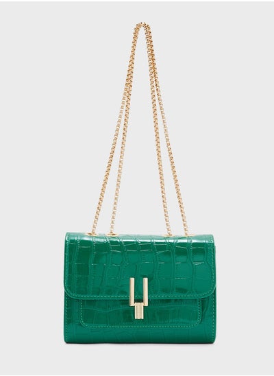 Buy Croc Detail Mini Crossbody Bag in Saudi Arabia