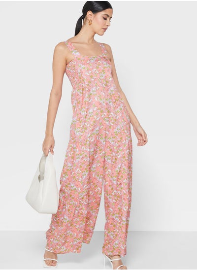 Buy Printed Square Neck Jumpsuit in Saudi Arabia