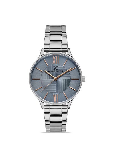 Buy Stainless Steel daniel_klein women Blue Dial round Analog Wrist Watch DK.1.13243-5 in Egypt