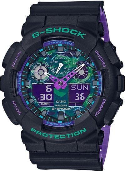 Buy Casio G-Shock Analog Digital Men's Wristwatch GA-100BL-1A in Saudi Arabia