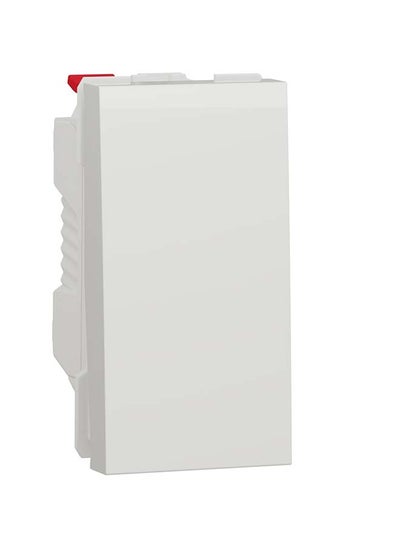 Buy Schneider Electric Switch, New Unica, 1-Pole 1-Way, 10Ax, 1 Module, Screwless Terminals, Untreated, Ip4X, White in Egypt