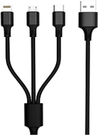 Buy ICONZ Aluminum Braided 3in1 Charging Cable-LINK L14 in Egypt