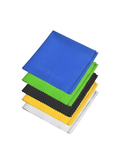 Buy Microfiber Cleaning Cloths (XL, Pack of 5, 12 x 12in- 30.5 x 30.5cm) in UAE