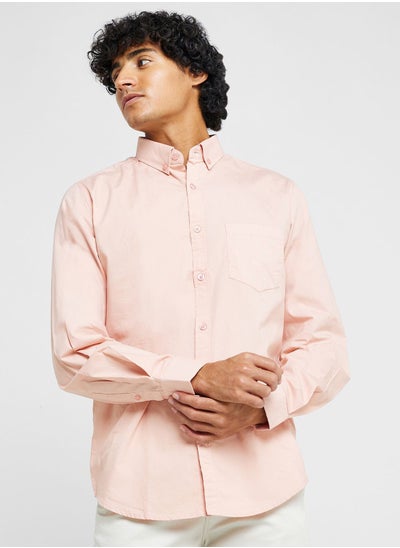 Buy Pure Cotton Casual Double Pocket Shirt in Saudi Arabia