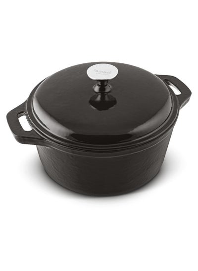 Buy POT WITH LID Black in Saudi Arabia