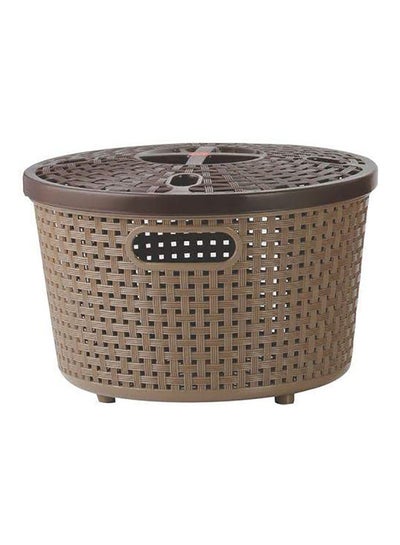 اشتري Silky Basket With Lid Plastic Assorted Color Container في الامارات