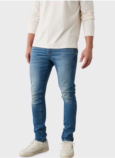 Buy Mid Wash Skinny Fit Jeans in Saudi Arabia