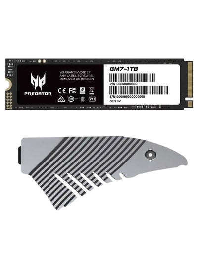 Buy 1TB 7200MB/s SSD PCIe NVMe Gen4 M.2 2280, Internal Solid State Drives, Compatible with PS5, Desktop computer, Laptop , Including Heatsink Cooler and Disassembly Tools in Saudi Arabia