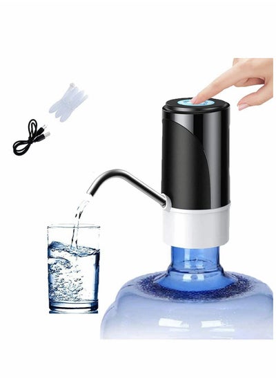 Buy Water Bottle Pump Electric 5 Gallon Water Bottle Dispenser Automatic Portable Water Dispenser Pump Fit 5Gallon Universal Bottle USB Charging Drinking Water Pump for Home Office Travel in Saudi Arabia