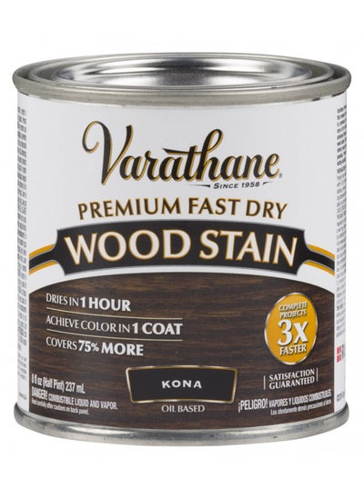 Buy Varathane 262029 Premium Fast Dry Wood Stain, Half Pint, Kona, 8 Fl Oz in UAE