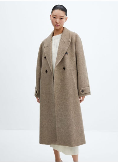 Buy Button Down Longline Coat in UAE