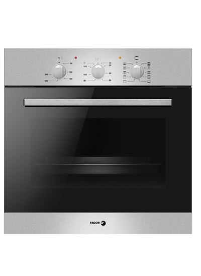 اشتري FAGOR Built in 65 Liter Oven 9 oven functions programmer with hot air achieves perfect baking and roasting results on up to three levels simultaneously OE 210X Min 1 year manufacturer warranty في الامارات