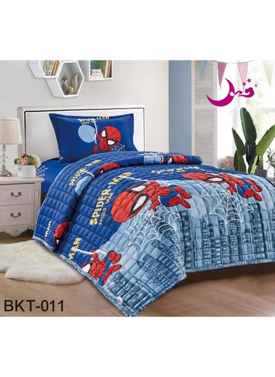 Buy Kids Compact Duvet Set 3 Pieces Drawings Multicolor And Shapes in Saudi Arabia