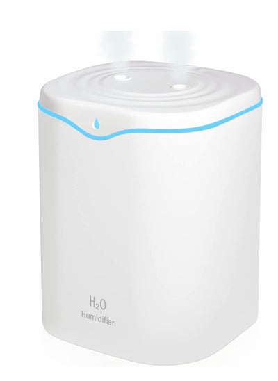 اشتري Humidifiers for Bedroom, 2L Cool Mist Humidifier for bedroom, USB Portable Desk Humidifier, Quiet Ultrasonic Humidifier with 2 Mist Modes, Auto Shut Off for Travel Home في الامارات