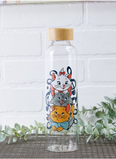 Buy Disney The Aristocats Glass Bottle 500Ml in UAE