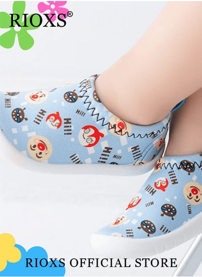 اشتري Infant Baby Soft Sole Shoes Boys Girls Walking Shoes Breathable Comfort Flats في الامارات