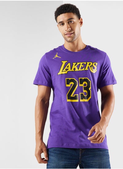 Buy Los Angeles Lakers Essential Statement T-Shirt in UAE