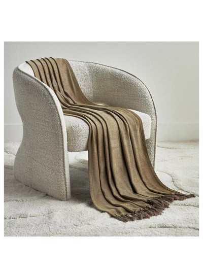 Buy Carlo Cotton Chenille Throw - 130x170 cm in Saudi Arabia