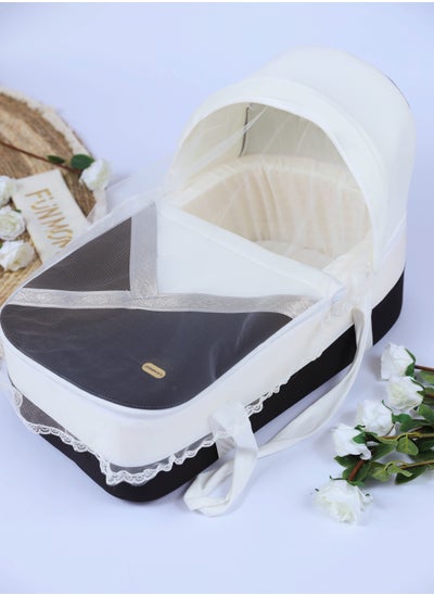 Buy Portable Baby Bed with Thick Padded Seat with High Quality Materials in Saudi Arabia