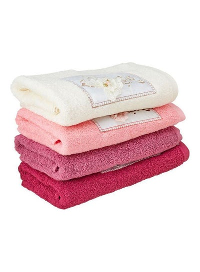 اشتري Cotton Towels With Drawings Set- Karma Multicolour في مصر
