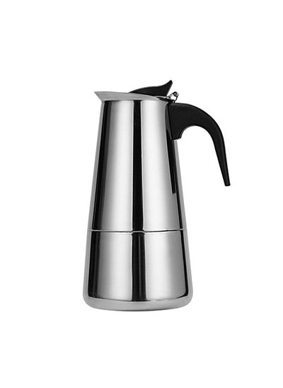 Buy Coffeepot Stainless Steel Coffee Maker Portable Electric Mocha Latte Stove Espresso Filter Pot European Coffee Cup in UAE