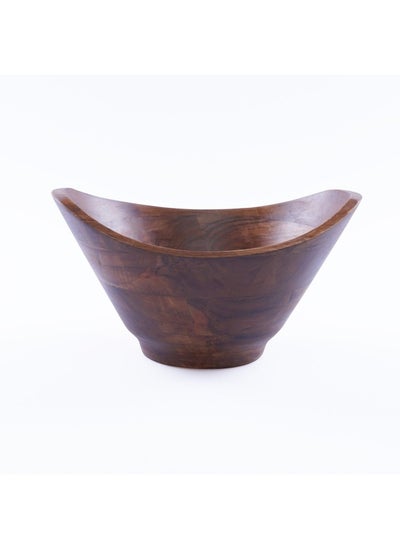 Buy Rabaha Acacia Serving Bowl 27.9X25.4X15.2cm -Natural in UAE