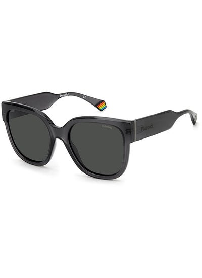 Buy Women's UV Protection Square Sunglasses - Pld 6167/S Grey 55 - Lens Size 55 Mm in Saudi Arabia