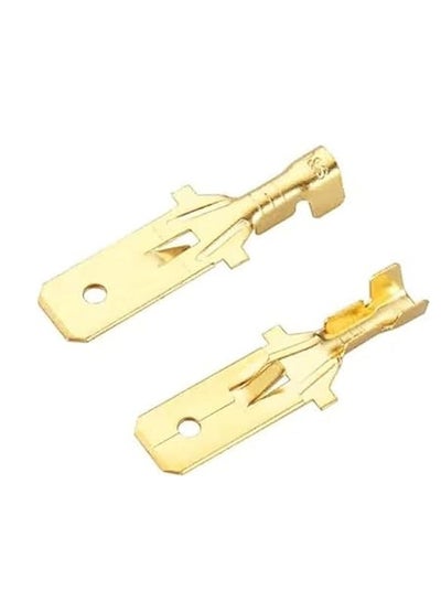 Buy Connectors Gold-Plated  10Pcs MaleTerminal (6.3mm) in Egypt