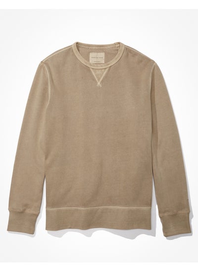 اشتري AE Super Soft Fleece Icon Crew Neck Sweatshirt في الامارات