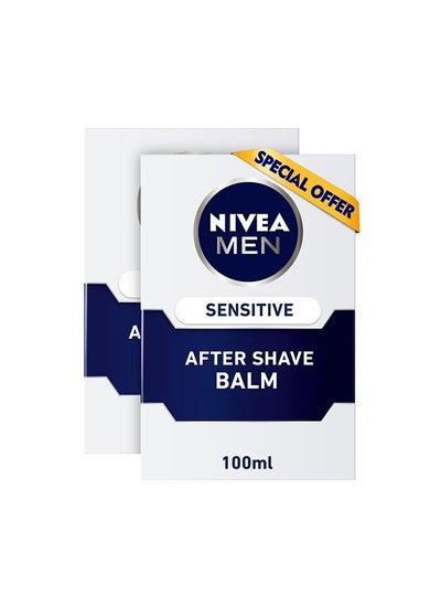 Buy Men After Shave Balm, Sensitive Chamomile & Hamamelis, 2x100ml in UAE