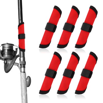 children's fishing pole hook protector Lure Wrap for Rod, Tangle-Free Safety Hooks Cover, Secure Protectors Holder Storage for Various Bait (Orange Colors may vary slightly due to monitor display settings. Fish Hook Barb Protector Guard