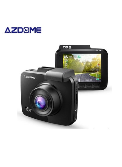 اشتري GS63H 4K Auto Camera Car Dash Cam with GPS WiFi Video Record Night Vision في السعودية